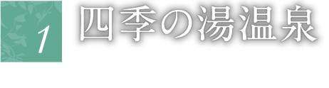 露天天然温泉　〜四季の湯〜